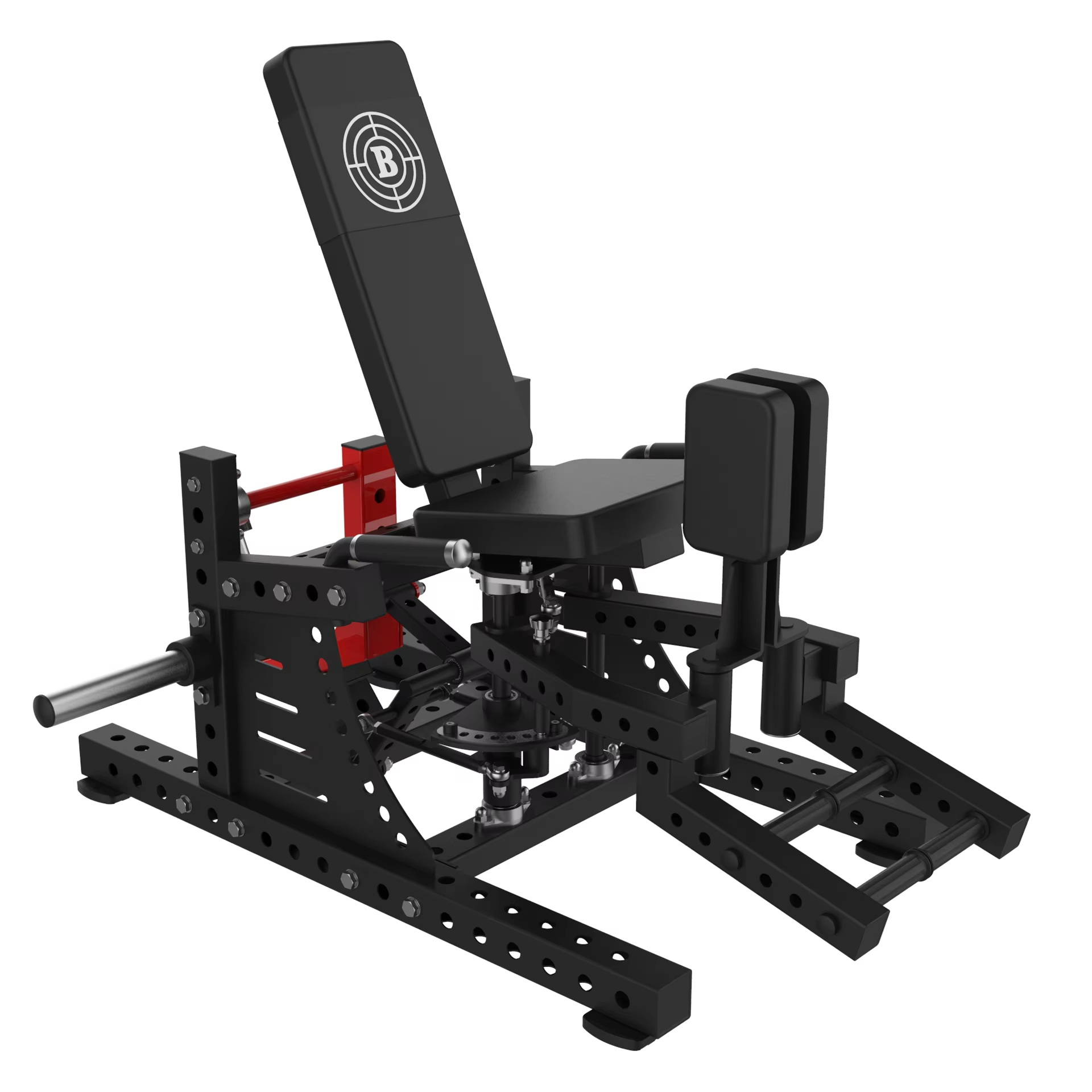 Vertical Leg Press - Custom Commercial Gym Strength Equipment Double-In-One