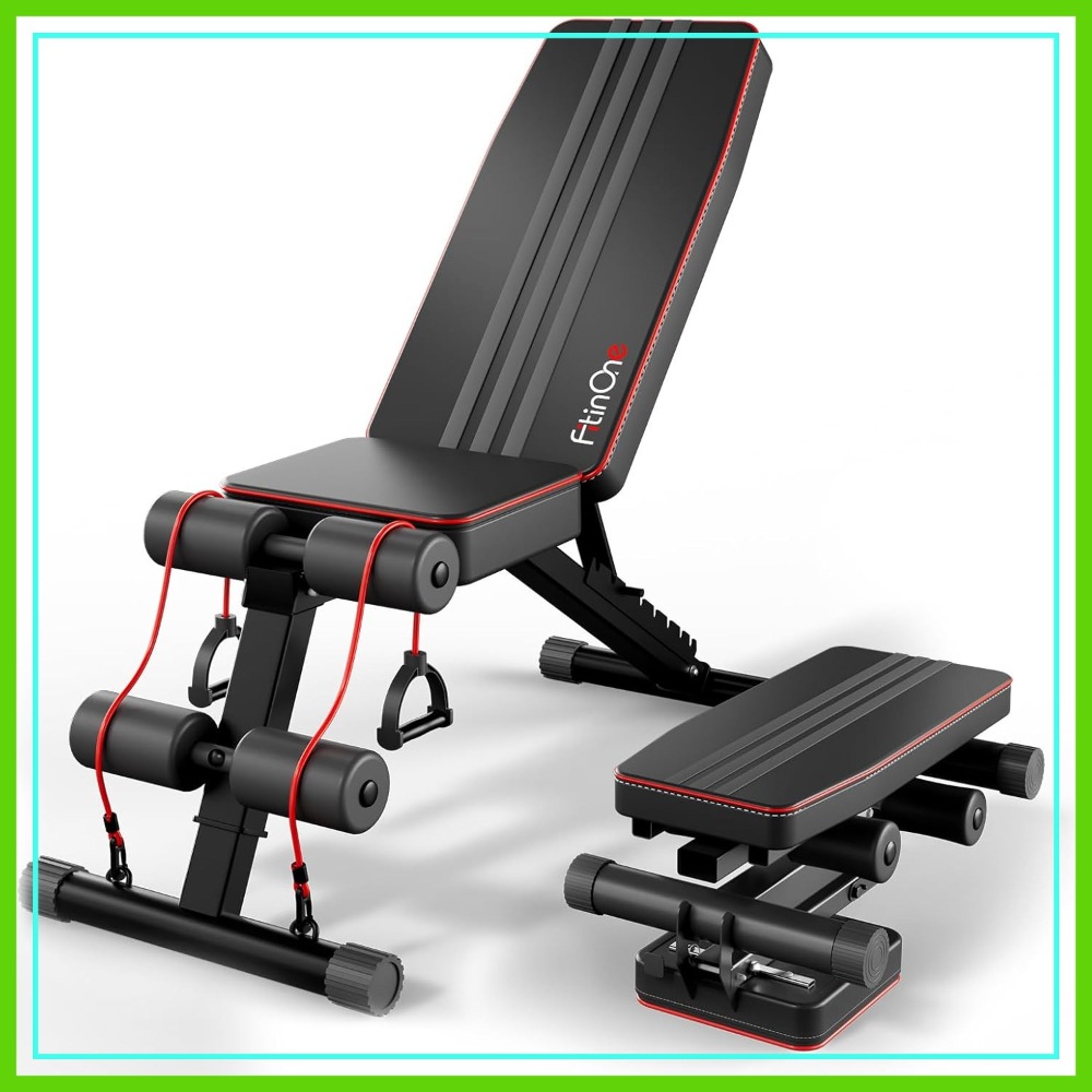 Home Gym Full Body - Adjustable Folding Weight Bench, 660 lbs