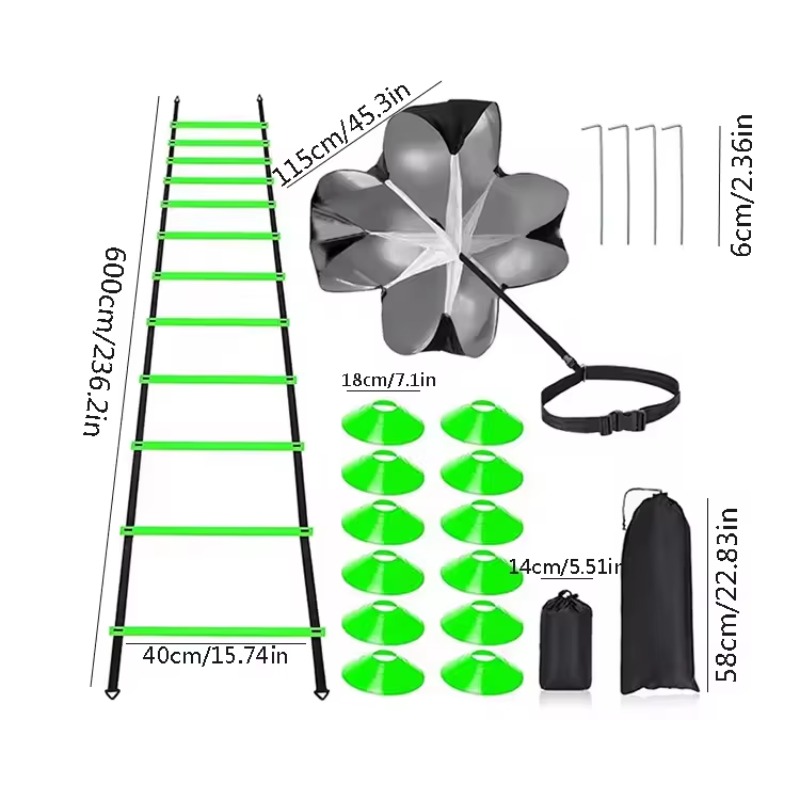 Agility Ladder Speed - Football Soccer Speed Training Equipment Set