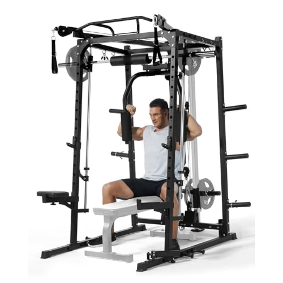 Home Gym Lat Pulldown - Smith Machine Home Gym Squat Rack
