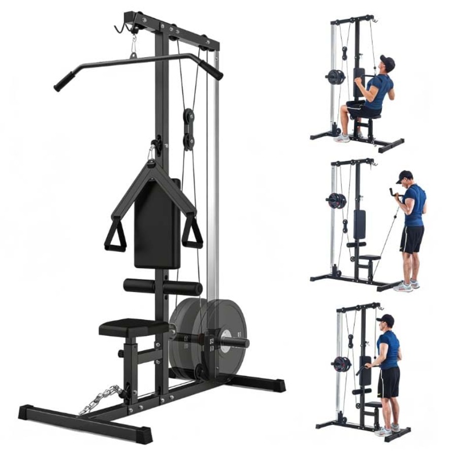 Home Gym Lat Pulldown - Multi-Functional LAT Pulldown Machine with High