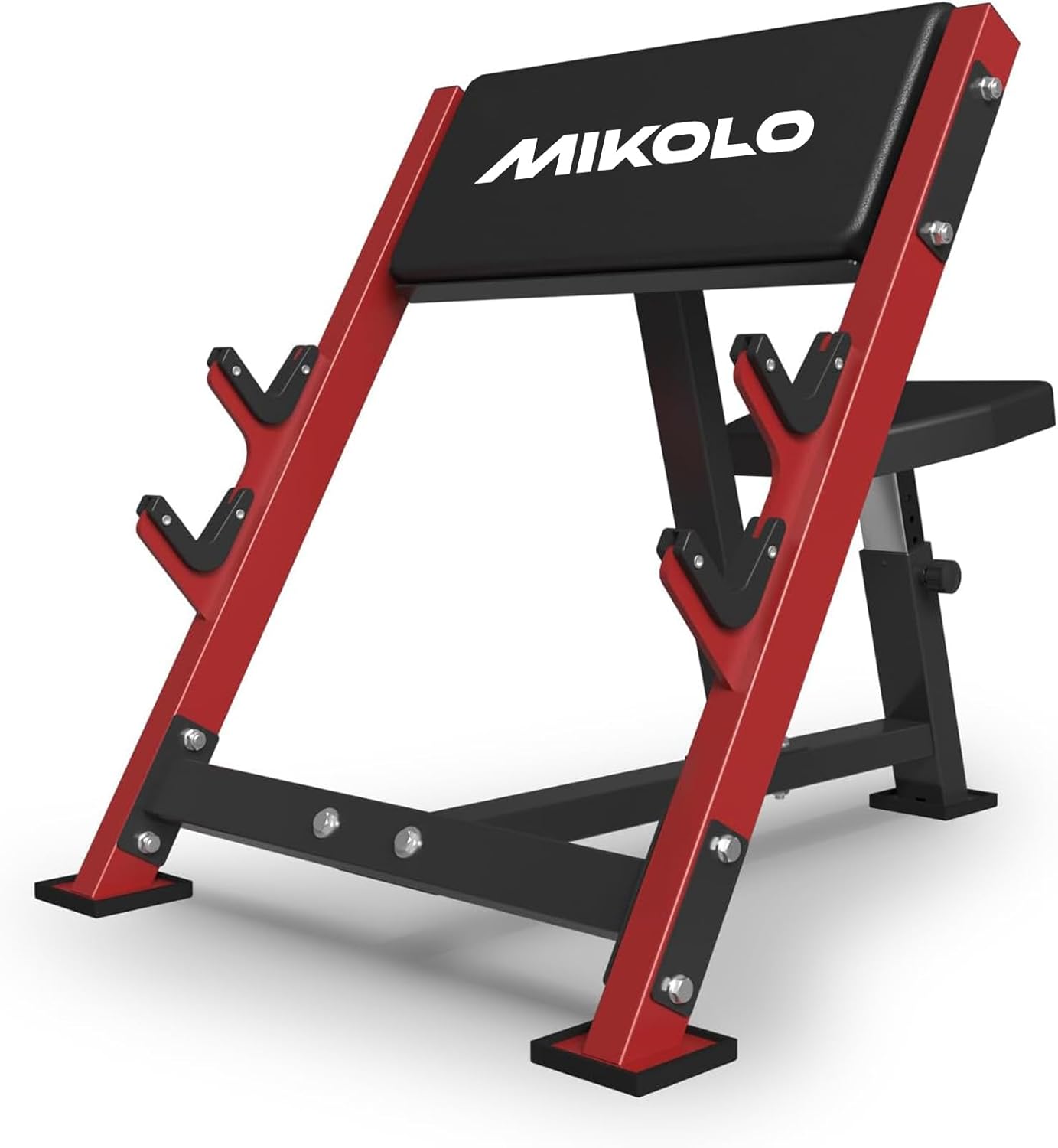 Barbell Curl Bar - Preacher Curl Bench for Home Gym,