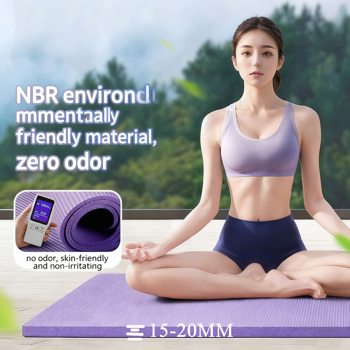 Gymnastics Mat Thick - 15MM-20MM Thick Yoga Mats Anti-slip Sport