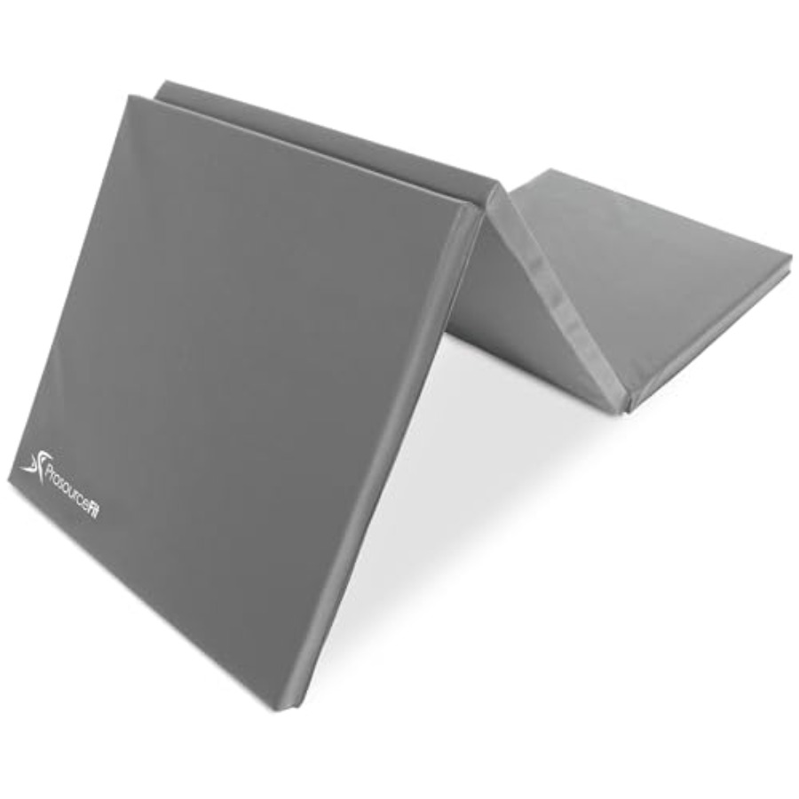 Gymnastics Mat Thick - ProSource Tri-Fold Folding Thick Exercise Mat