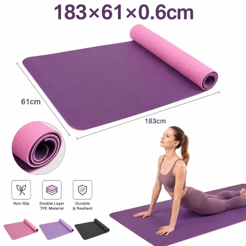 Gymnastics Mat Thick - Yoga Mats Anti-slip Sport Fitness Mat