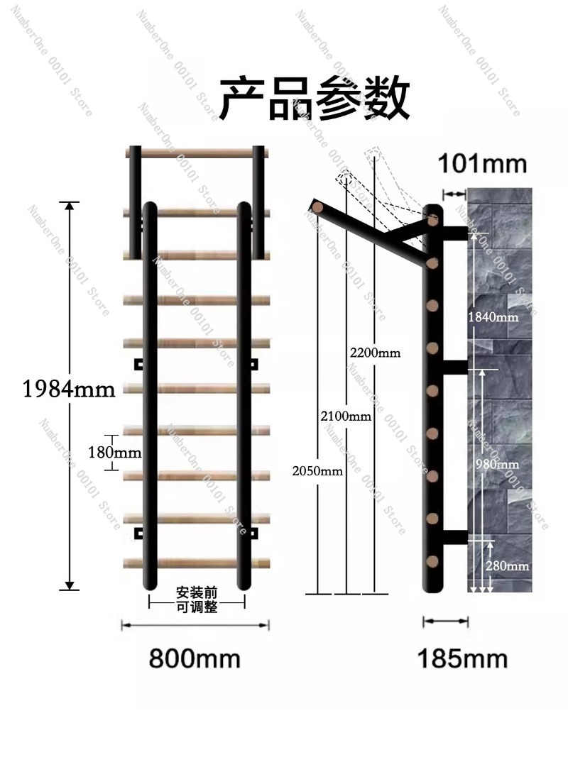 Pull-Up Training Parallel Bar  – Home Gym Yoga Studio recenzja i cena