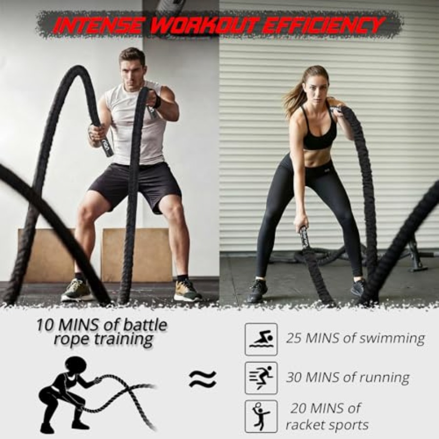 Battle Rope for Home Gym Worko – Battle Rope Heavy recenzja i cena