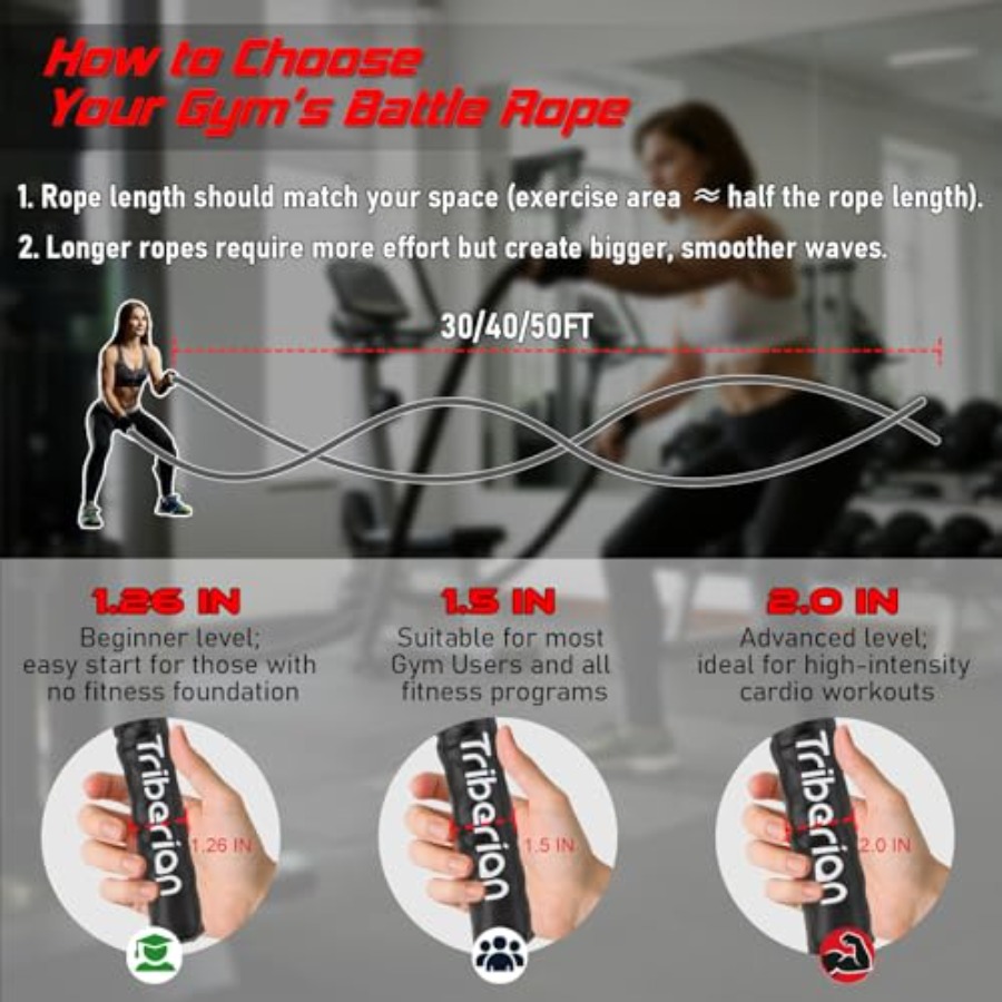 Battle Rope for Home Gym Worko – Battle Rope Heavy recenzja i cena