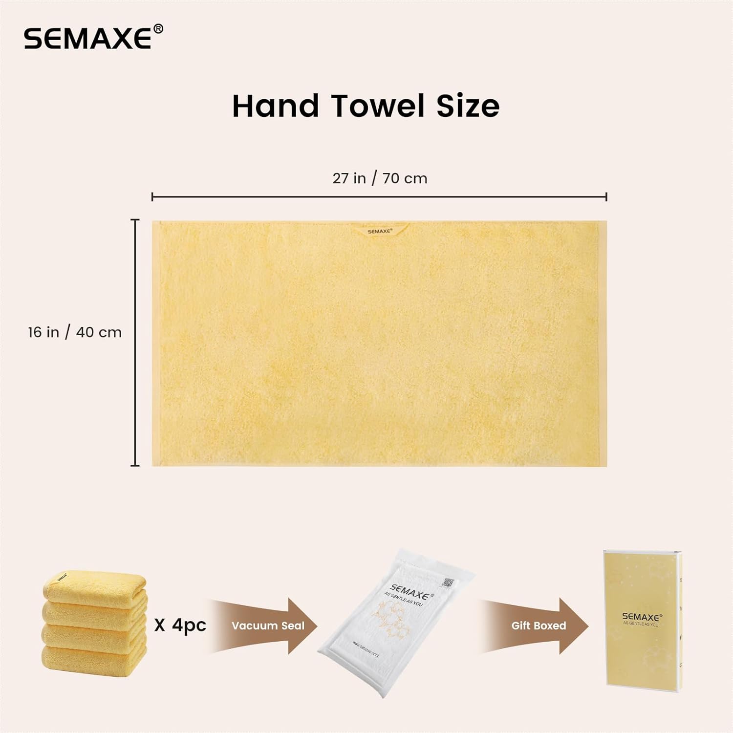 SEMAXE 40*70cm 125g Hand Towel – Home Gym Nala recenzja i cena