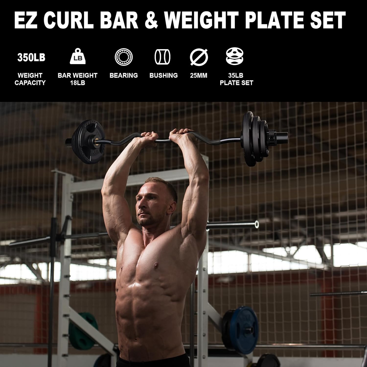 EZ Curl Bar Weight Set, 2 Inch – Barbell Curl Bar recenzja i cena