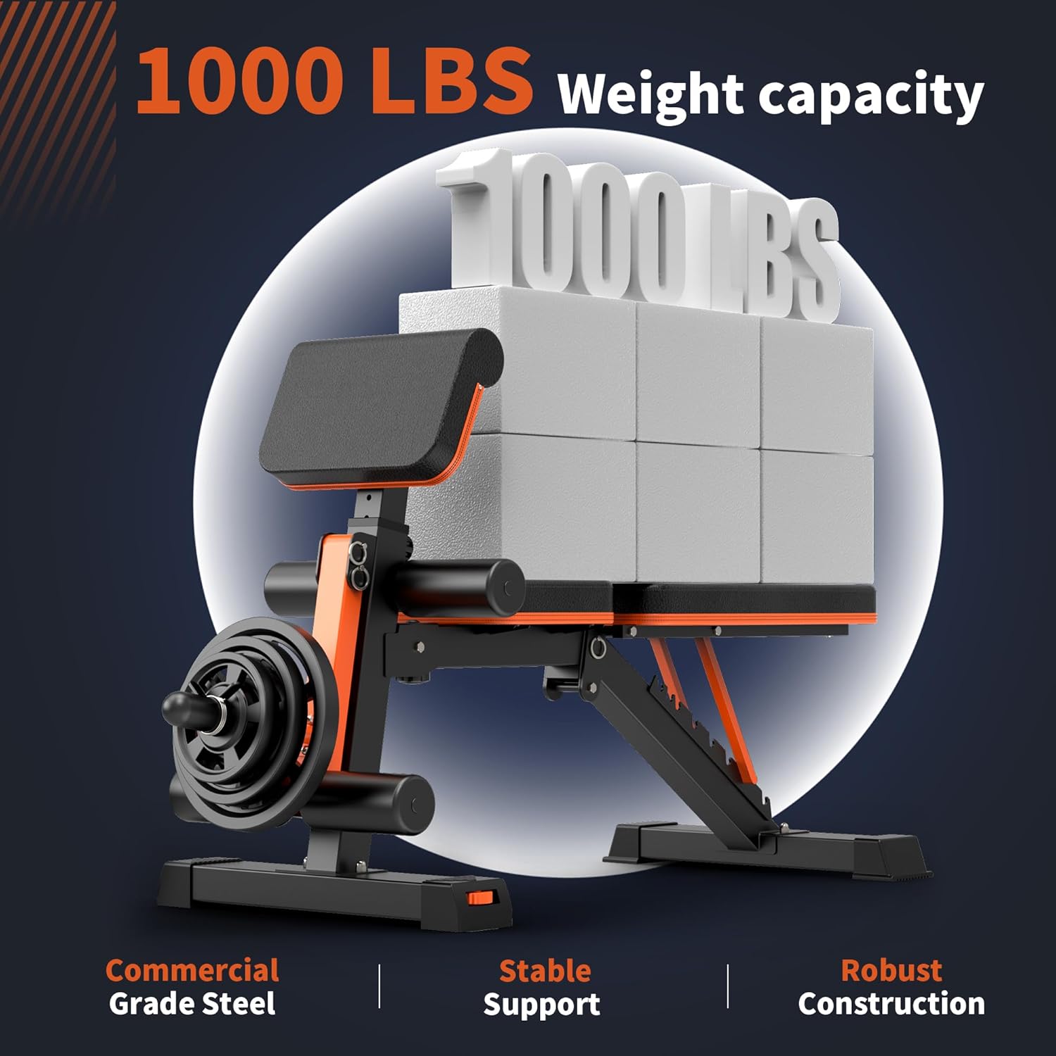 Adjustable Weight Bench - 1000 – Home Gym Full Body recenzja i cena