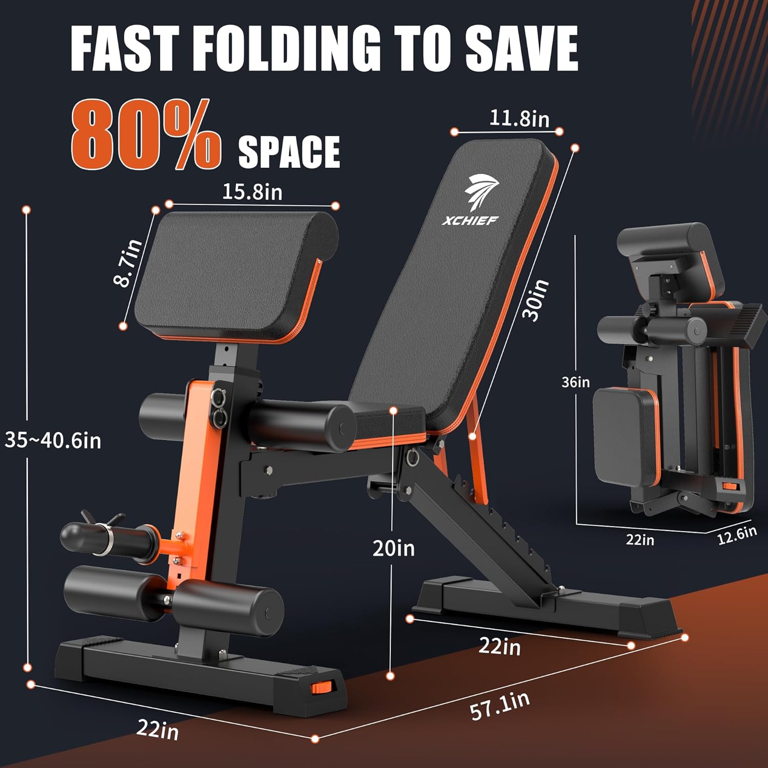 Adjustable Weight Bench - 1000 – Home Gym Full Body recenzja i cena