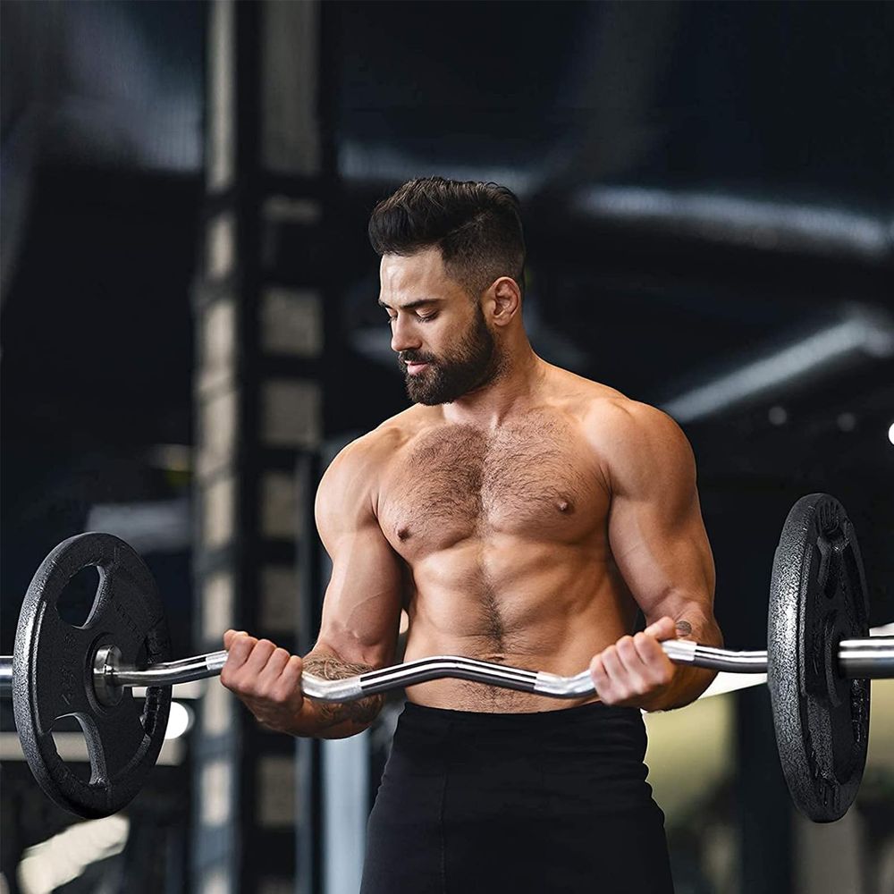 2 Inch EZ Curl Bar with Weight – Barbell Curl Bar recenzja i cena