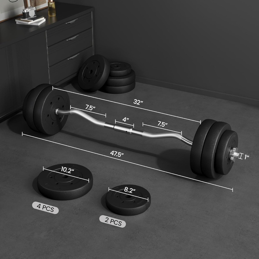 Barbell Set Curl Bar and Weigh – Barbell Curl Bar recenzja i cena