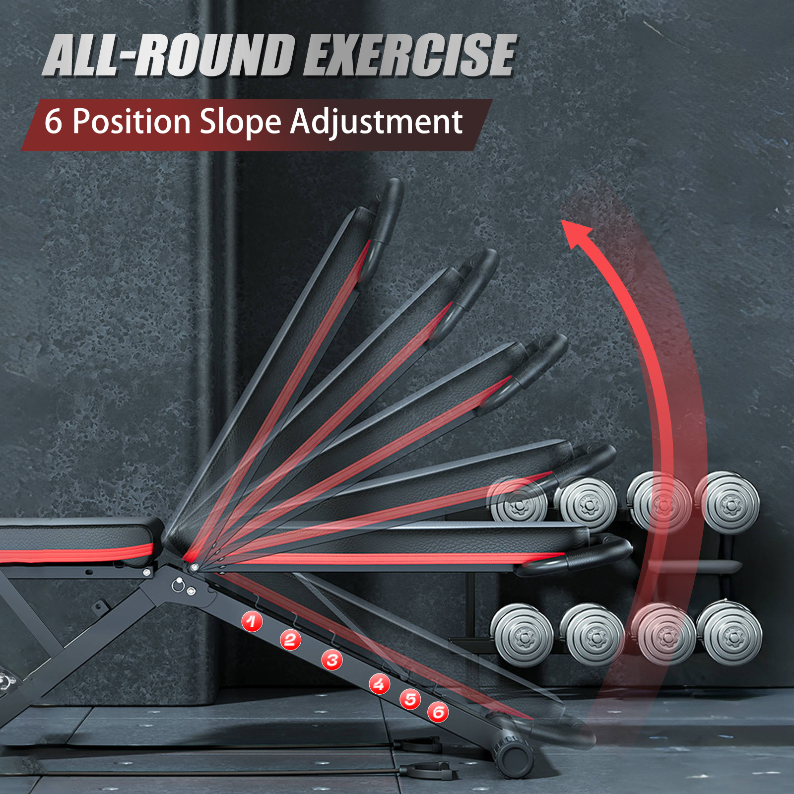 Adjustable Weight Bench,Utilit – Home Gym Full Body recenzja i cena