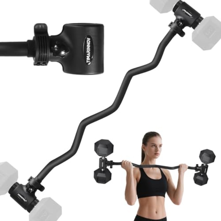 Dumbbell to Barbell Converter  – Barbell Curl Bar recenzja i cena