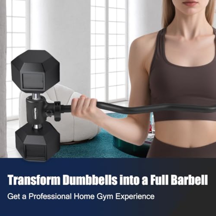 Dumbbell to Barbell Converter  – Barbell Curl Bar recenzja i cena