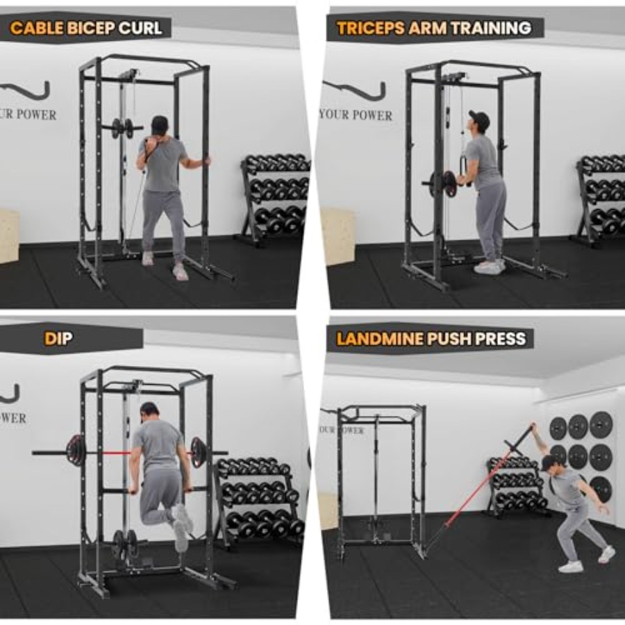 1600 Lbs Power Rack for Home G – Home Gym Lat Pulldown recenzja i cena