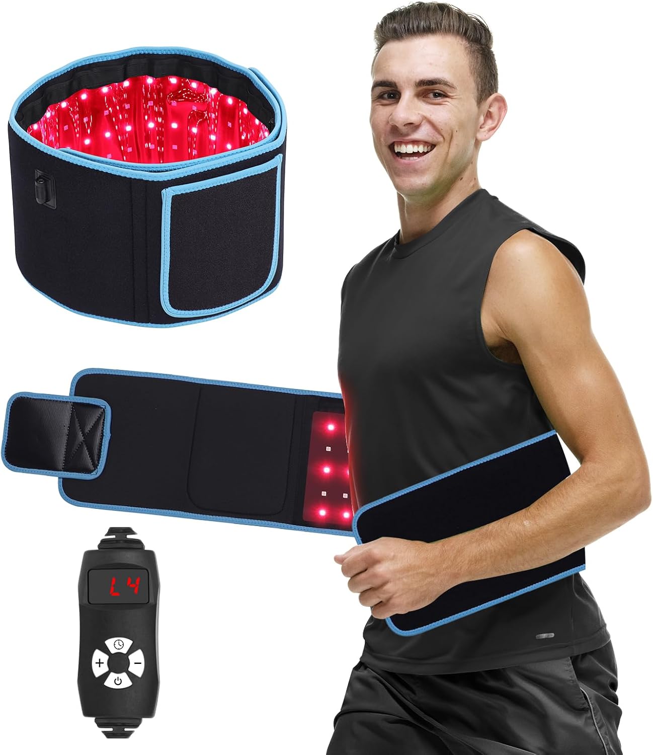 LED Phototherapy Massage Belt  – Weight Belt Lifting recenzja i cena