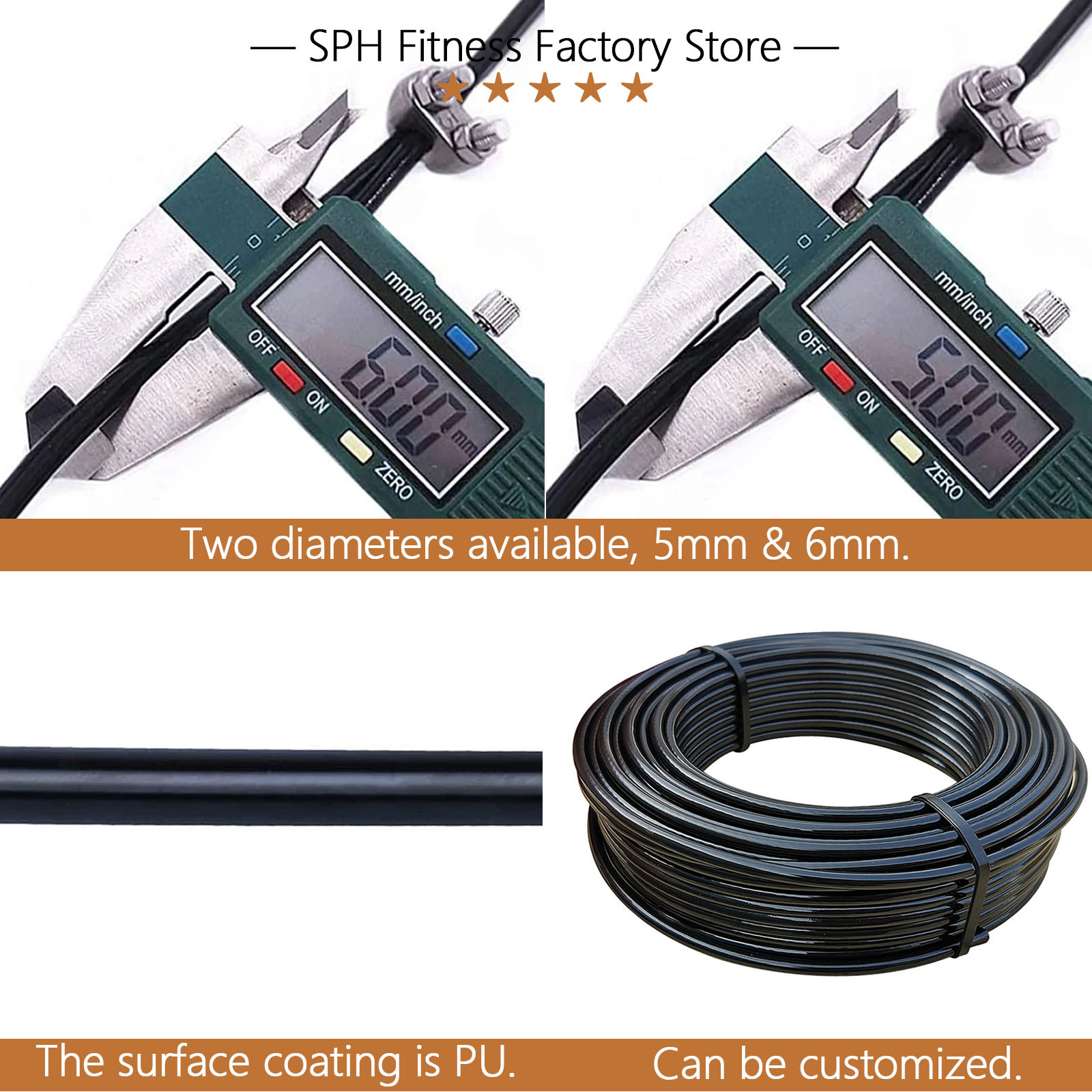 5/6mm Thick Steel Wire Rope Fi – Home Gym Nala recenzja i cena