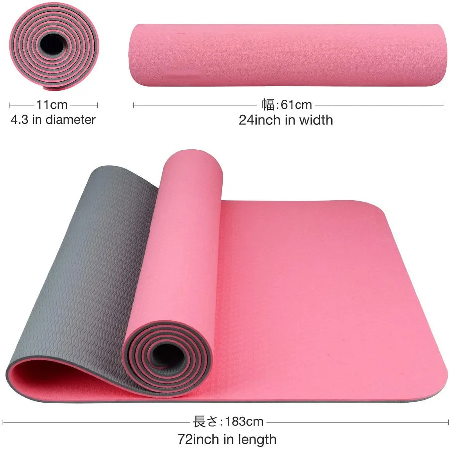 RUISIDA TPE Yoga Mat 180x57x0. – Home Gym Yoga Studio recenzja i cena