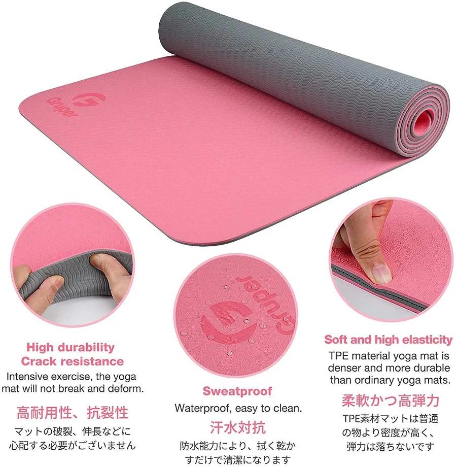 RUISIDA TPE Yoga Mat 180x57x0. – Home Gym Yoga Studio recenzja i cena