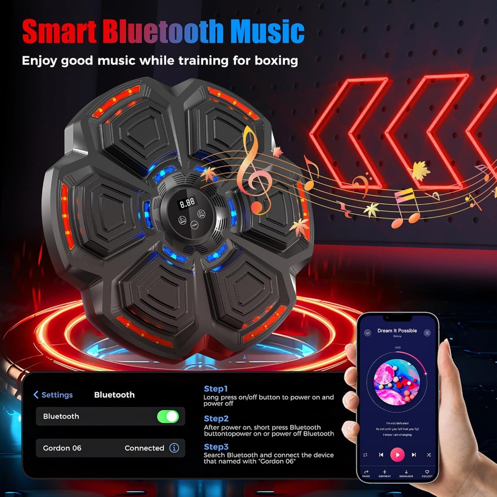 Smart Boxing Pad Trainer, Wall – Home Gym Fitness recenzja i cena