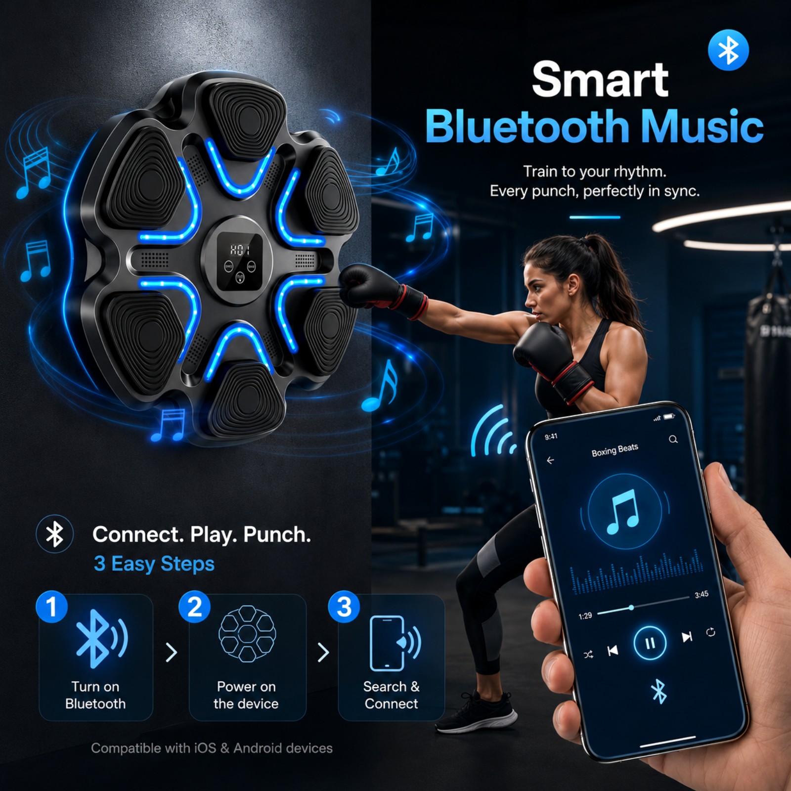 Music Boxing Machine Kids Adul – Home Gym Fitness recenzja i cena