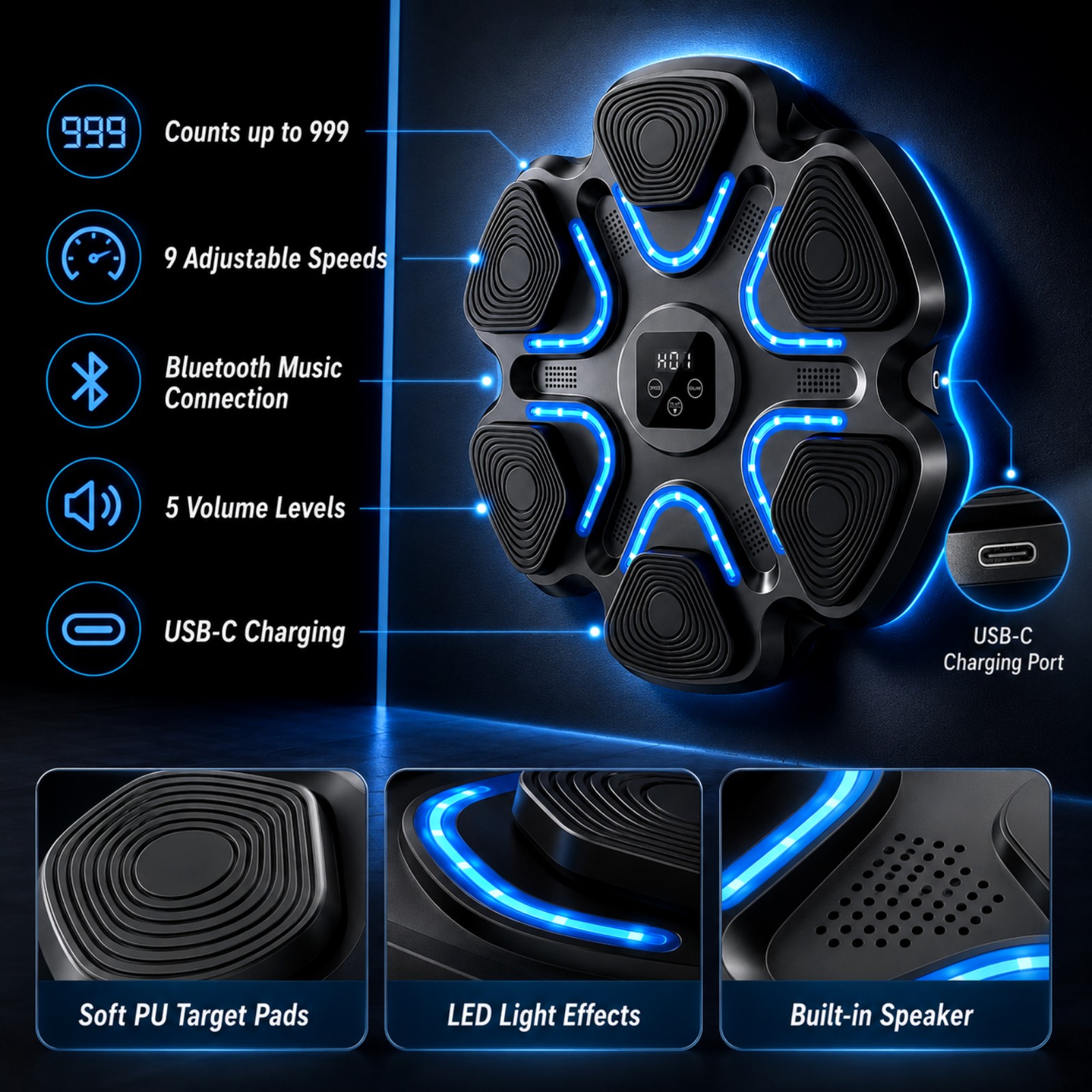 Music Boxing Machine Kids Adul – Home Gym Fitness recenzja i cena