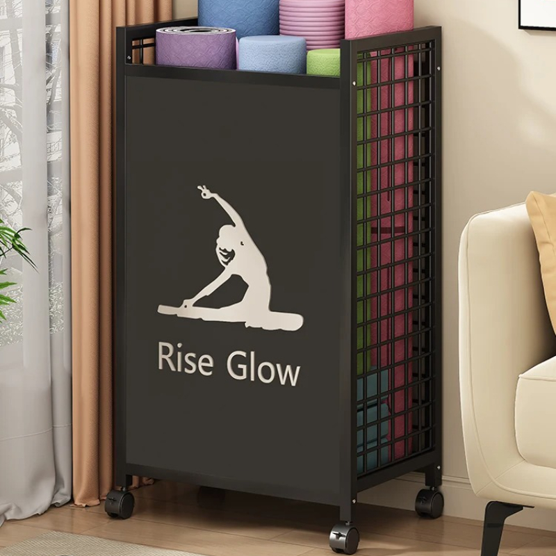 Mobile Fitness Cart with Wheel – Home Gym Yoga Studio recenzja i cena