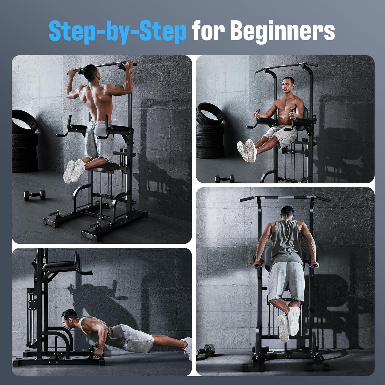 Power Tower Pull-Up Dip Statio – Home Gym Tools recenzja i cena