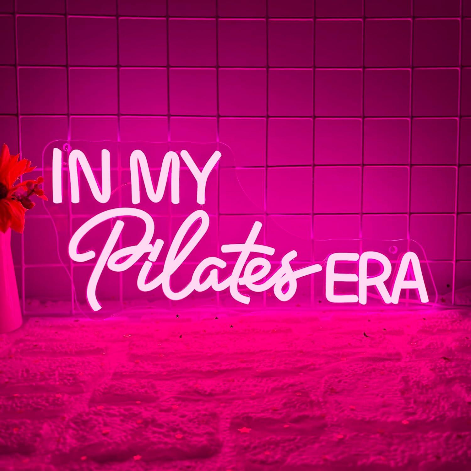 In My Pilates Era Neon Sign Di – Home Gym Yoga Studio recenzja i cena