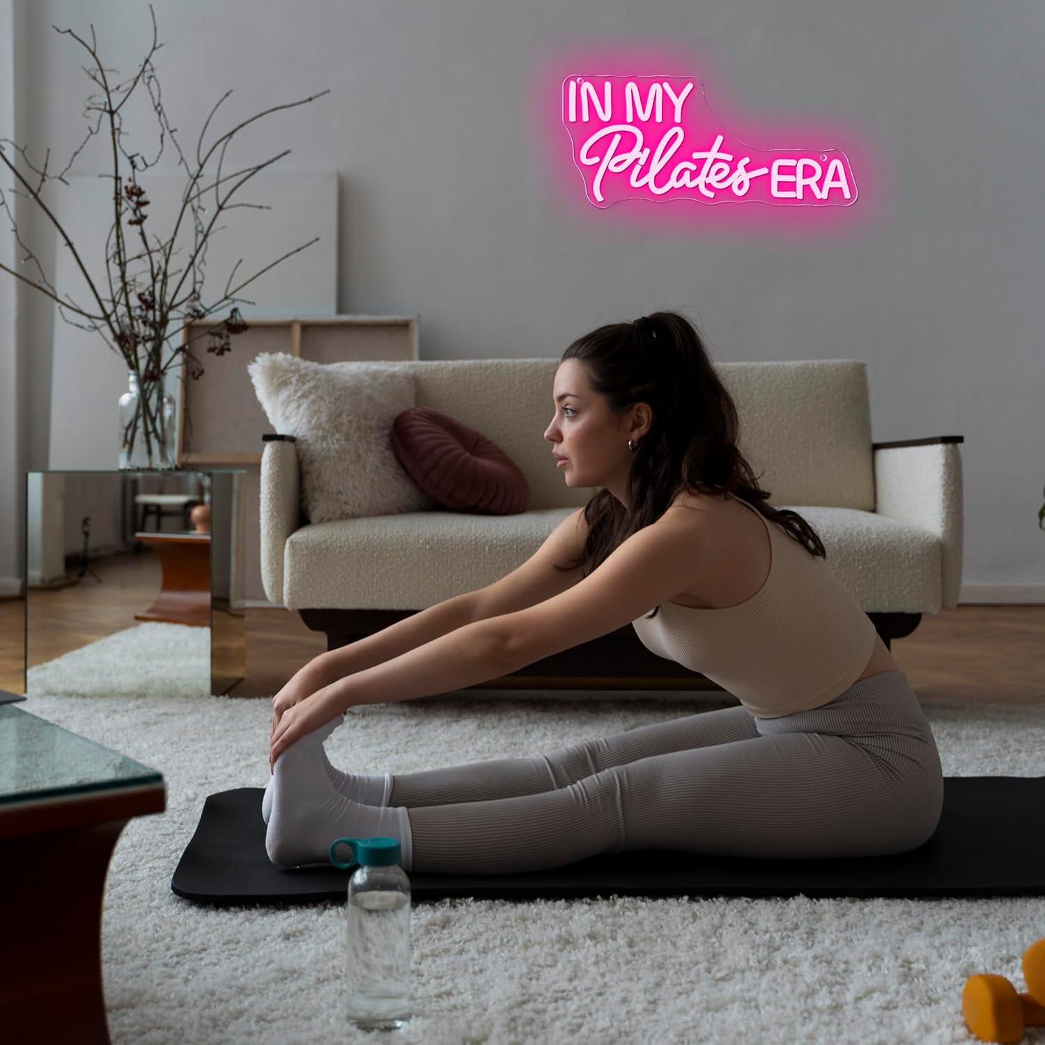 In My Pilates Era Neon Sign Di – Home Gym Yoga Studio recenzja i cena
