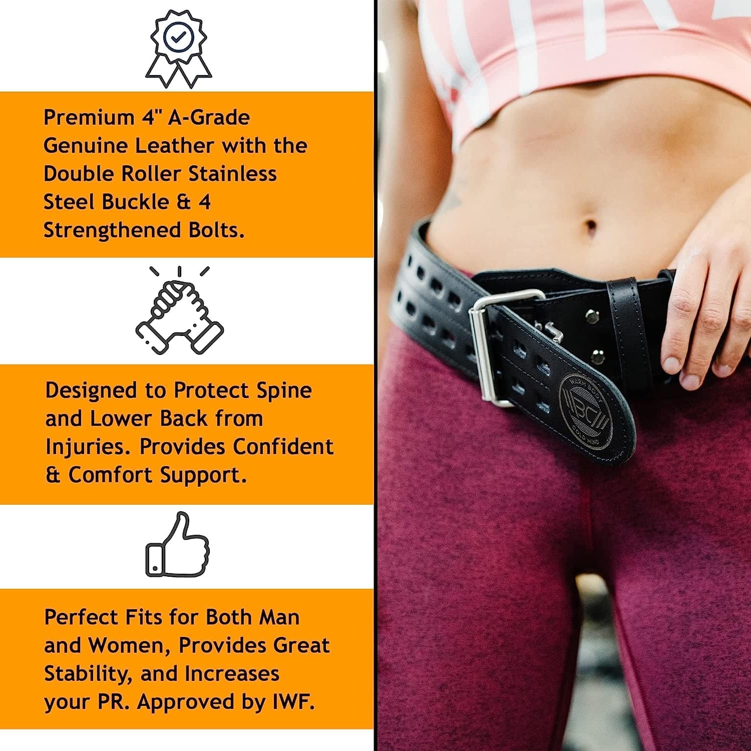 Leather Weight Lifting Belt fo – Weight Belt Lifting recenzja i cena