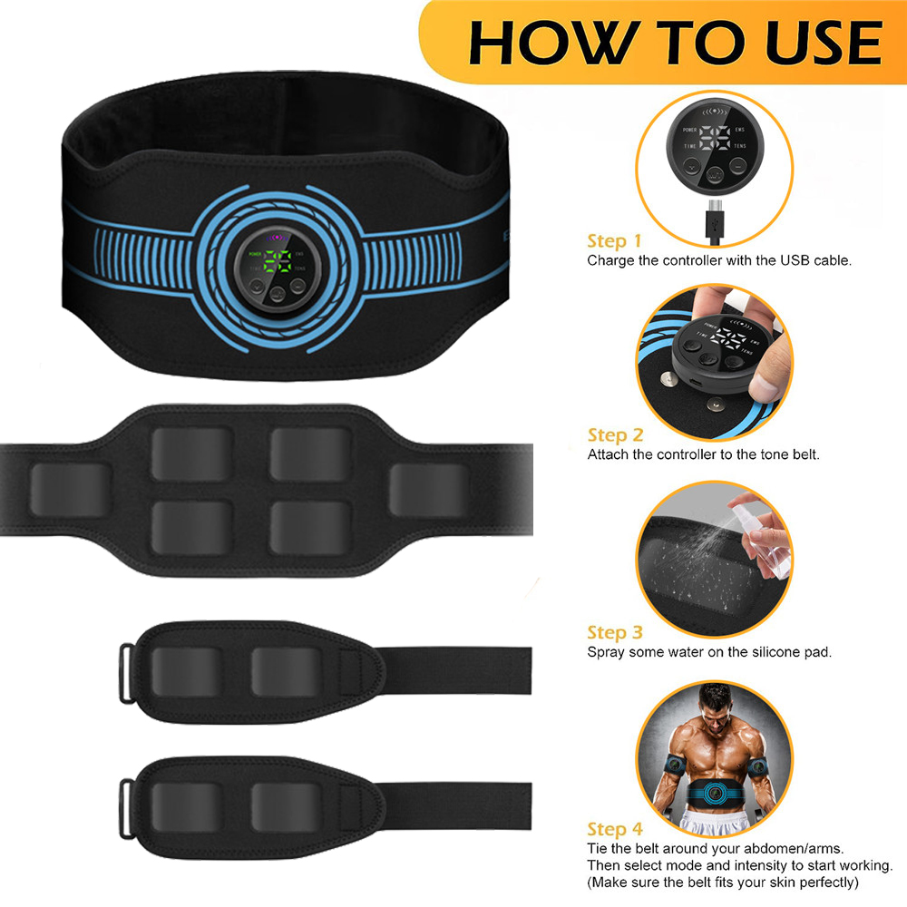 USB Rechargeable Abdominal Mus – Weight Belt Lifting recenzja i cena