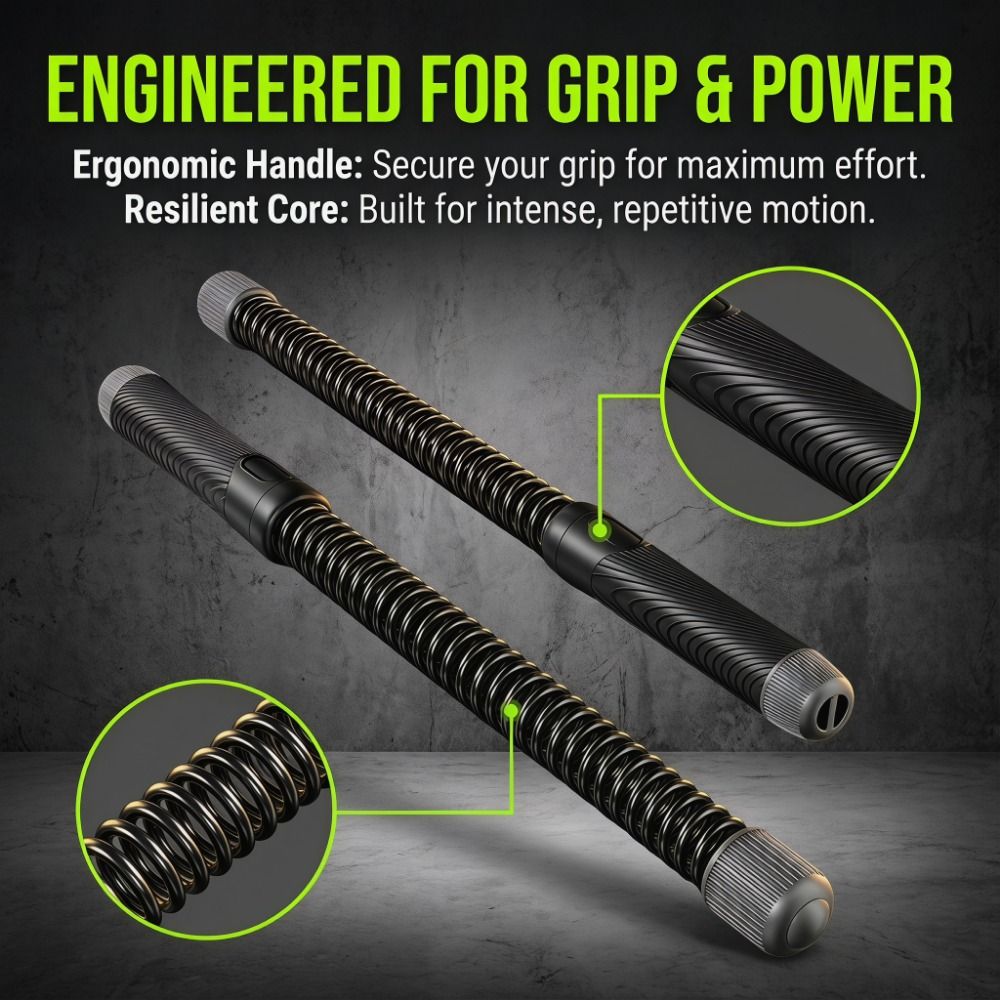 2pcs Non Slip Handle Cordless  – Battle Rope Heavy recenzja i cena