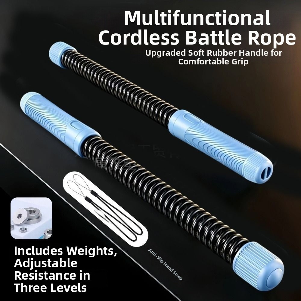 2pcs Non Slip Handle Cordless  – Battle Rope Heavy recenzja i cena