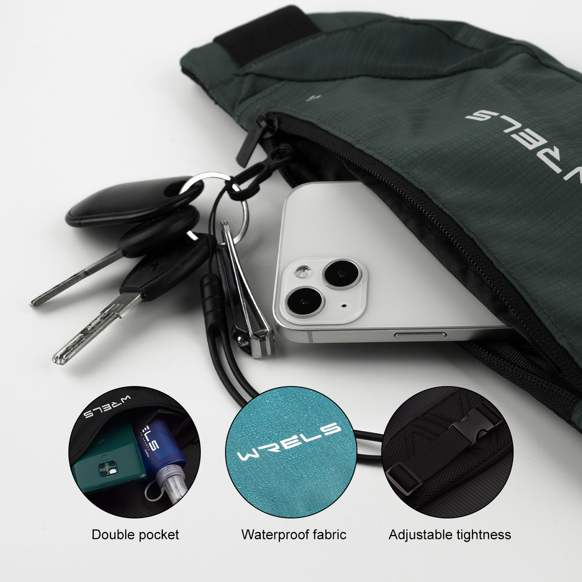 WRELS Waist Bag Running Bag Ou – Weight Belt Lifting recenzja i cena