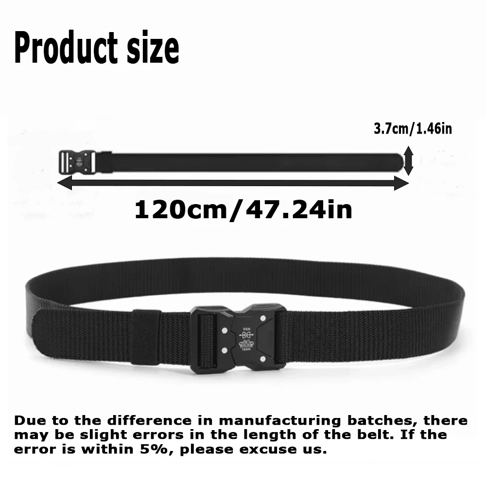 2PCS - Men's Tactical Belt, Ar – Battle Rope Heavy recenzja i cena