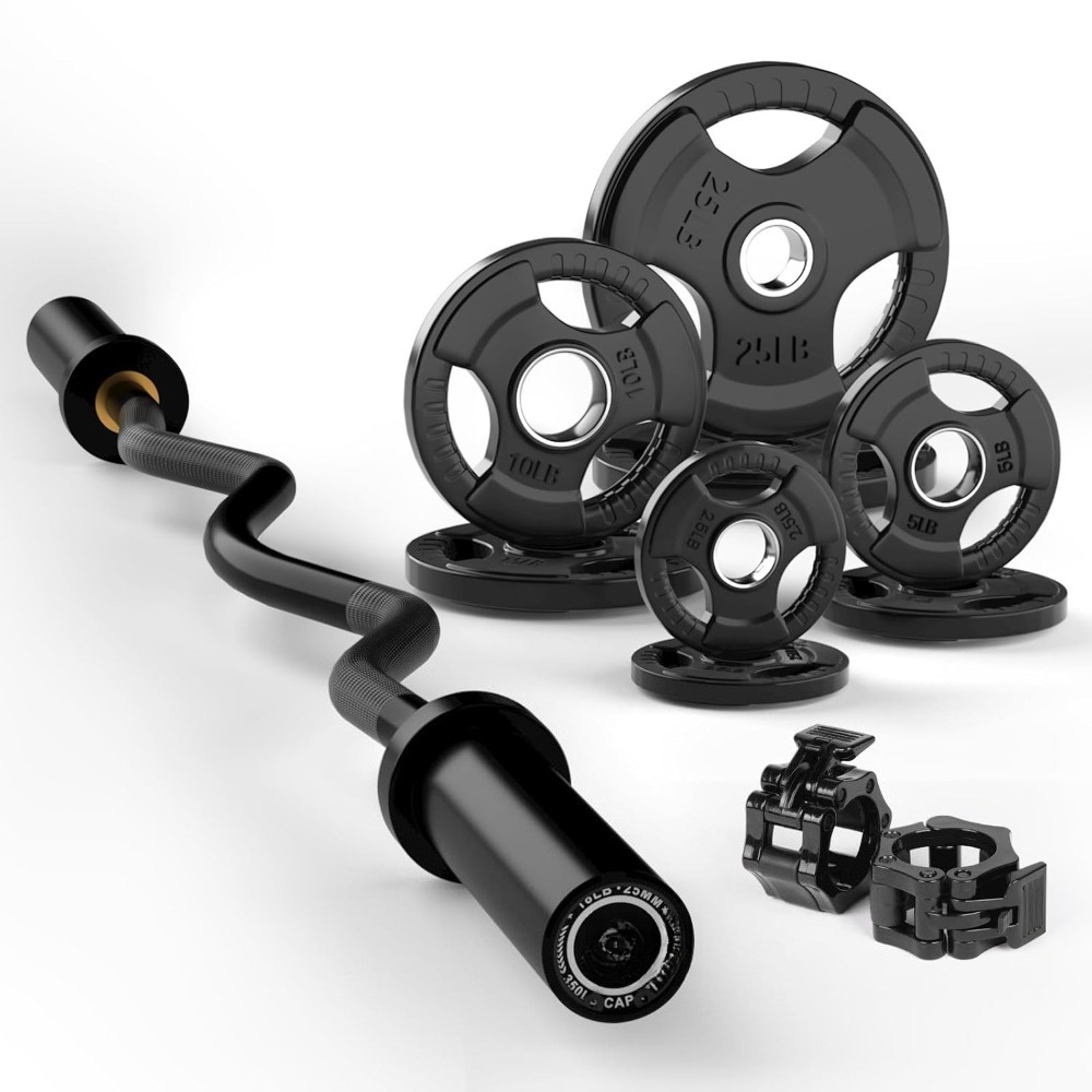 EZ Curl Bar Weight Set, 2 Inch – Barbell Curl Bar recenzja i cena