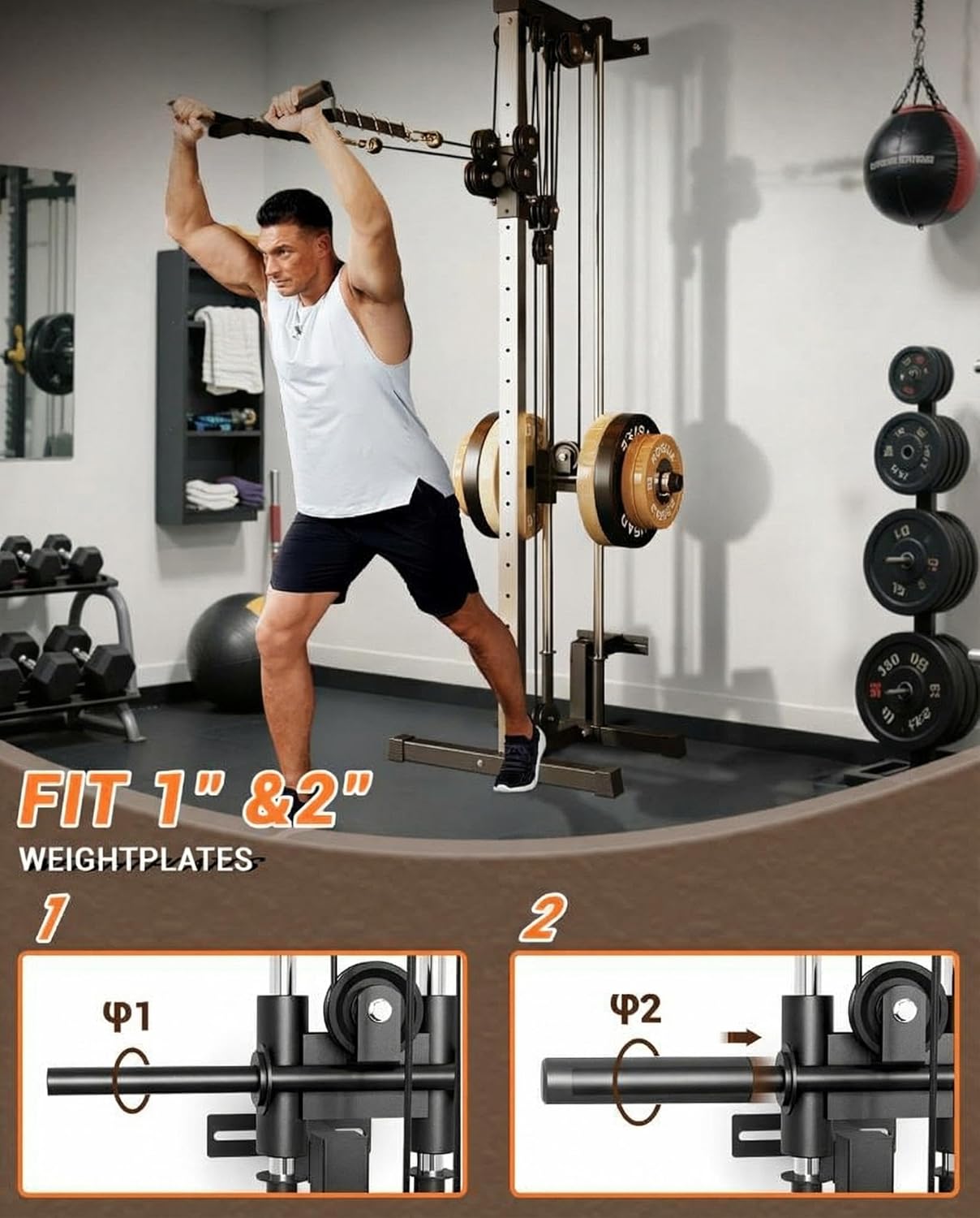 Wall Mount Cable Station Dual  – Home Gym Nala recenzja i cena