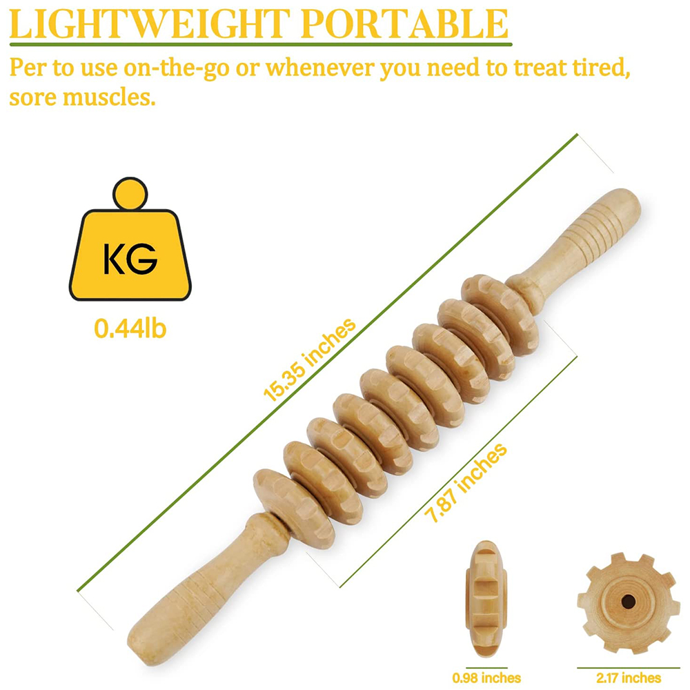 1 PCS Wood Massage Roller Trig – Home Gym Tools recenzja i cena