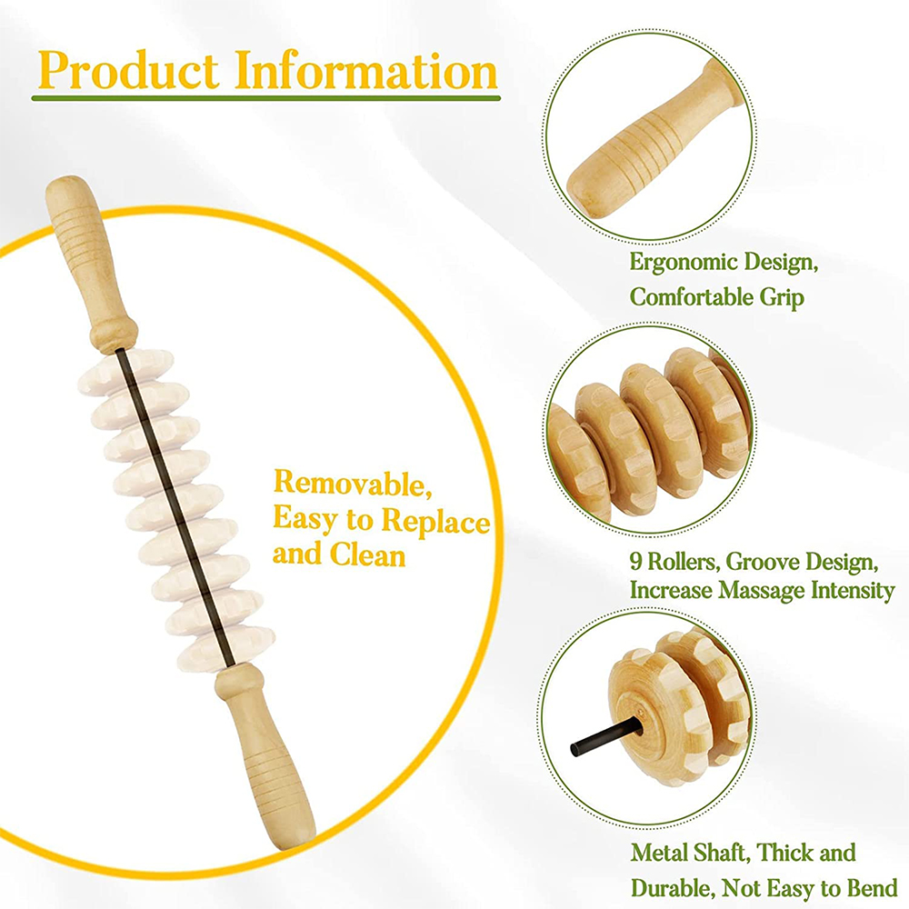 1 PCS Wood Massage Roller Trig – Home Gym Tools recenzja i cena