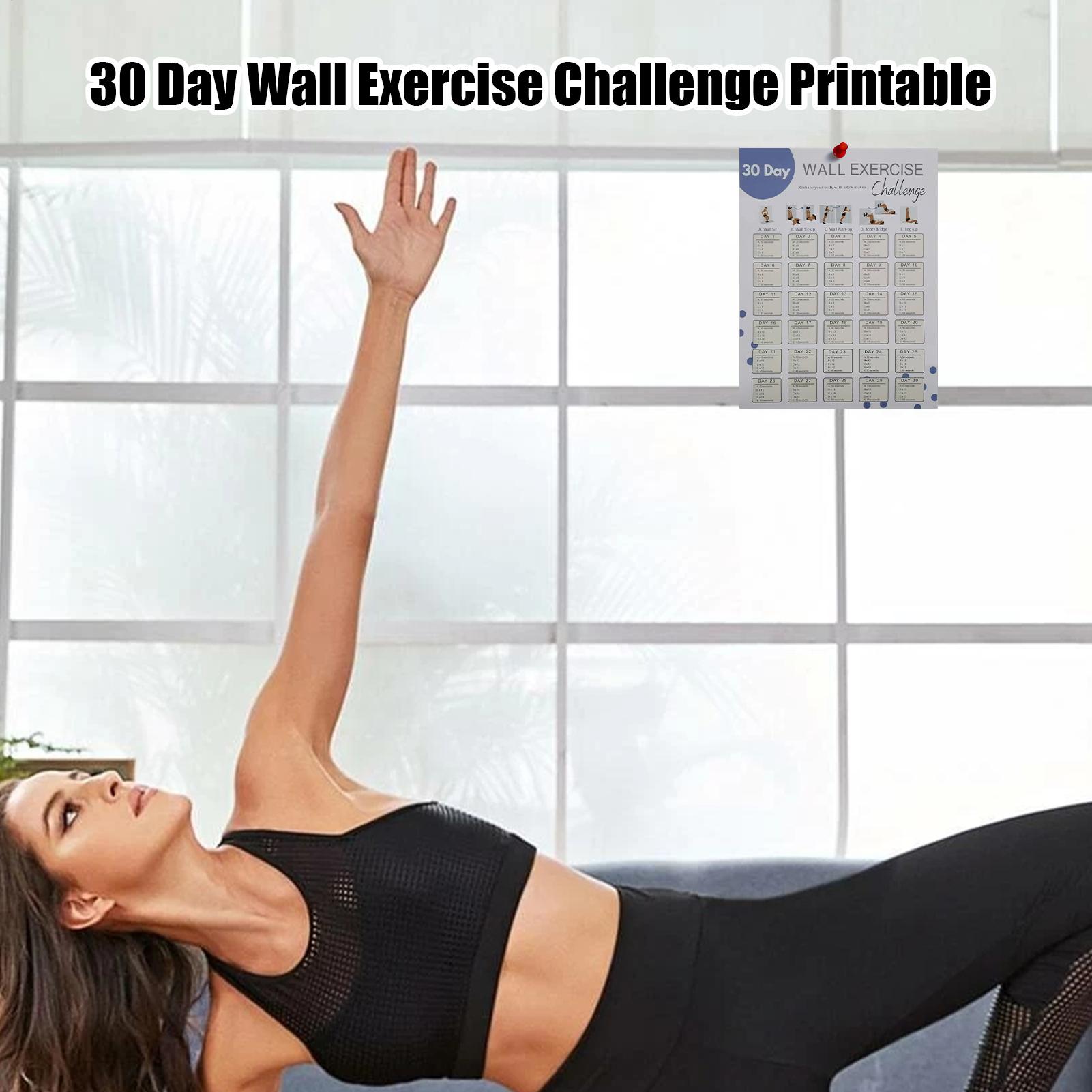 Wall Fitness Planner 30 Days H – Workout Plan Home Gym recenzja i cena
