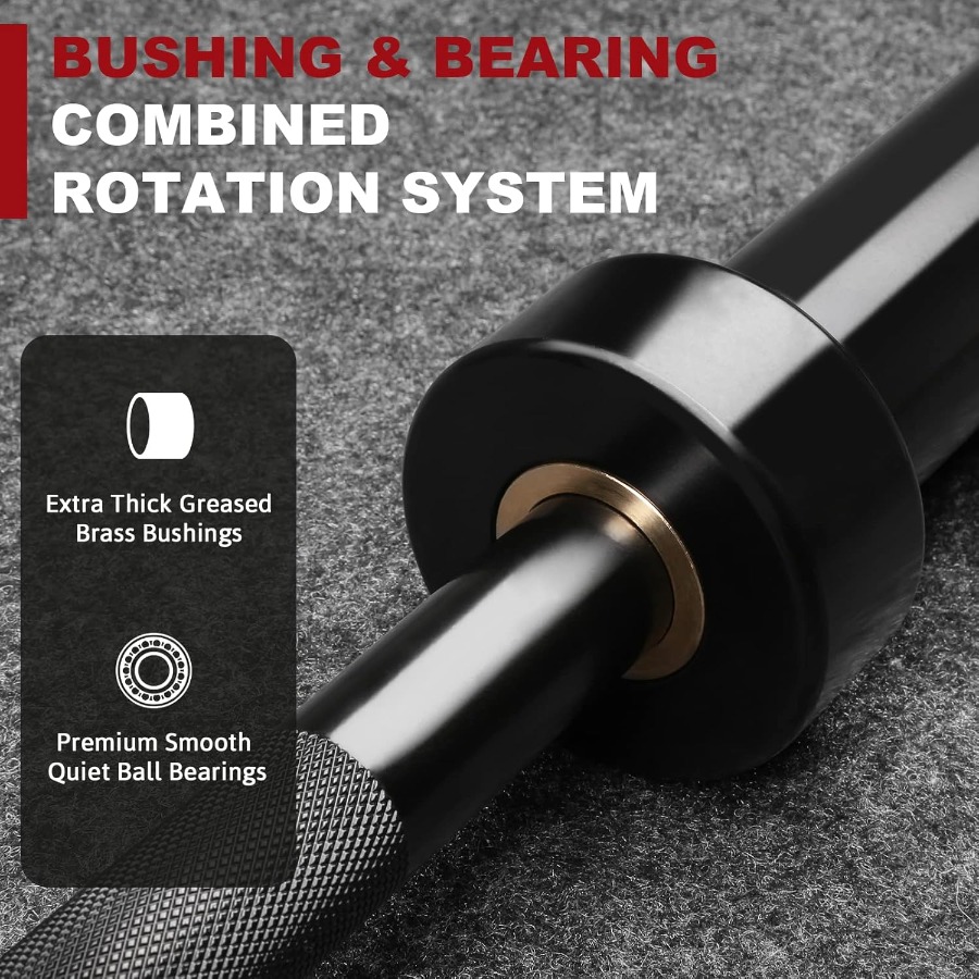 45 Lbs Barbell, 7 Ft Bar For W – Barbell Curl Bar recenzja i cena