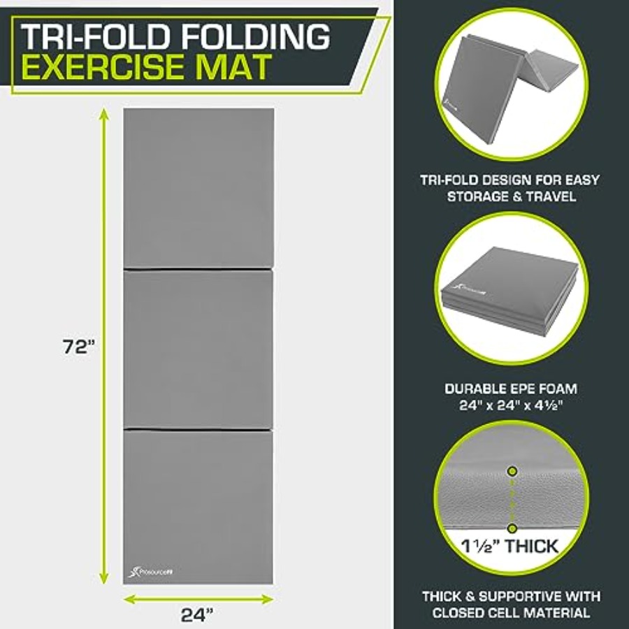 ProSource Tri-Fold Folding Thi – Gymnastics Mat Thick recenzja i cena